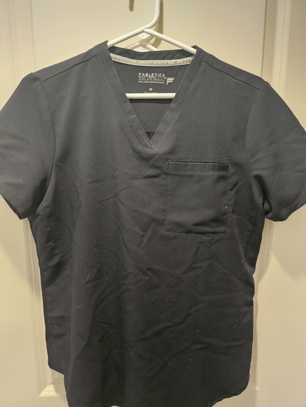 Fabletics Women's Black  Scrub Set